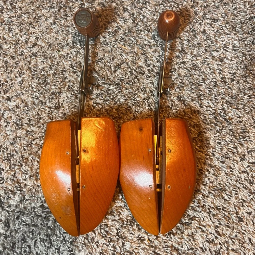 Florsheim Wood‎ Shoe Trees Adjustable Stretcher Shaper Keeper Men's